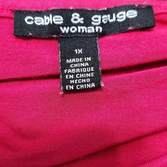 Cable & Gauge Pink Tee Shirt - Picture 10 of 12